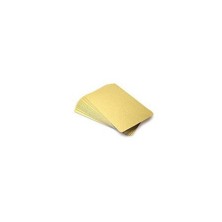 Gold Metallic PVC  Card 0.76 mm.